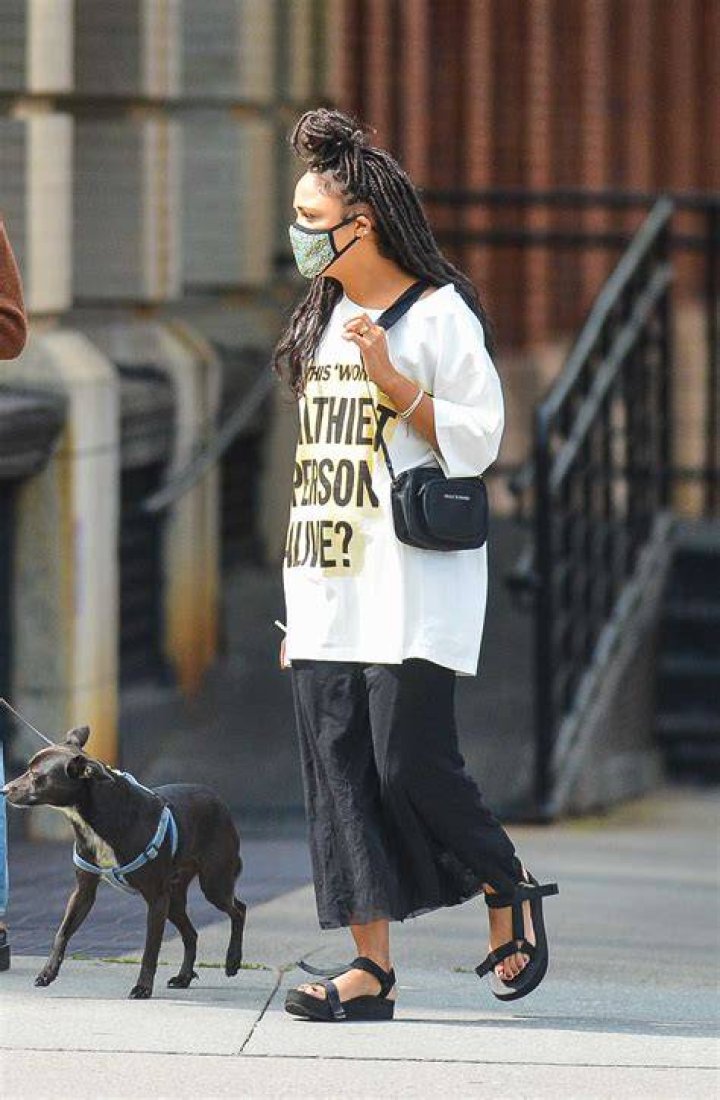 Tessa Thompson steps out for a stroll through Paris with rumored
